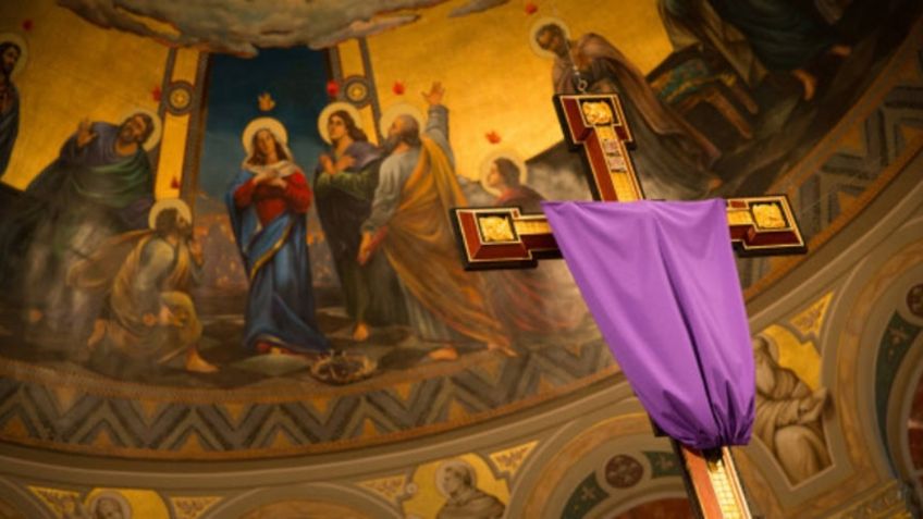 Semana Santa: ¿Por qué se cubren las imágenes de las iglesias con un manto morado?