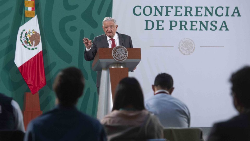 López Obrador habló sobre el informe Exceso de mortalidad en México por Covid-19 
FOTO: Presidencia