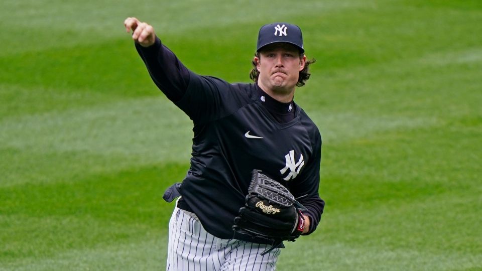 Gerrit Cole tendría la jornada inaugural con los Yankees. Foto: AP