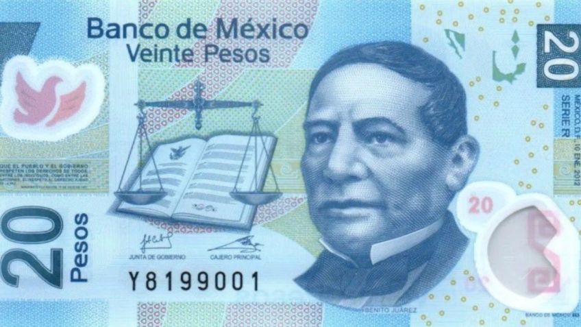 ¿Tienes este billete de 20 pesos? Puedes venderlo en Internet hasta en 90 MIL, por este detalle