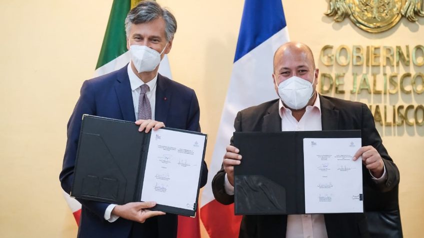 Gobierno de Jalisco y Francia firman convenios de cooperación