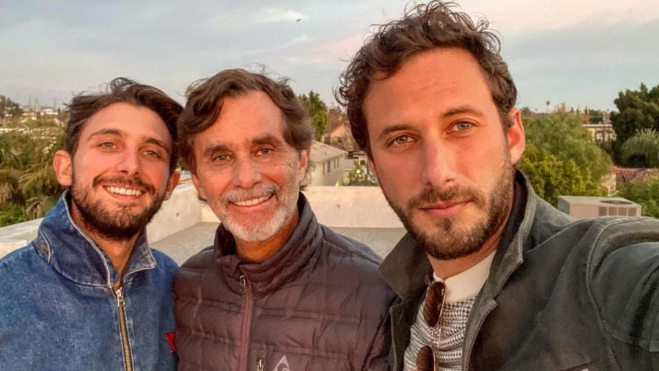 Emiliano, Humberto y Sebastián Zurita. Foto: Instagram