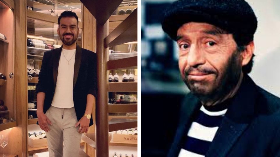 El chef portó una suéter a rayas y un saco color negro durante la emisión de hoy. FTO: Especial