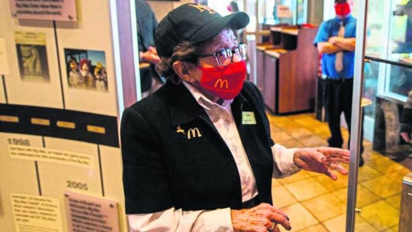 Ruth Shuster, la EMPLEADA de 100 años de McDonald's que no piensa en JUBILARSE