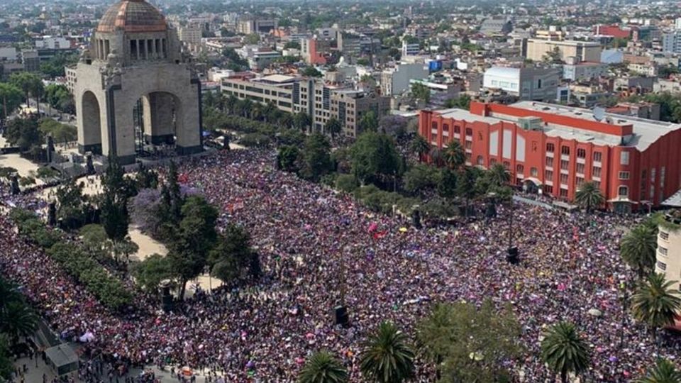 ¿Cuál es la ruta para la marcha del 8M en la Ciudad de México? 
FOTO: Twitter