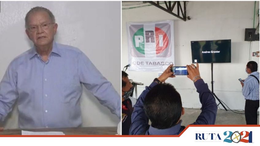 Tabasco: el exgobernador Andrés Granier se registra como precandidato del PRI