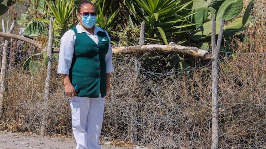 Tamaulipas: María Luisa, la enfermera que camina más de 10 kilómetros para atender pacientes