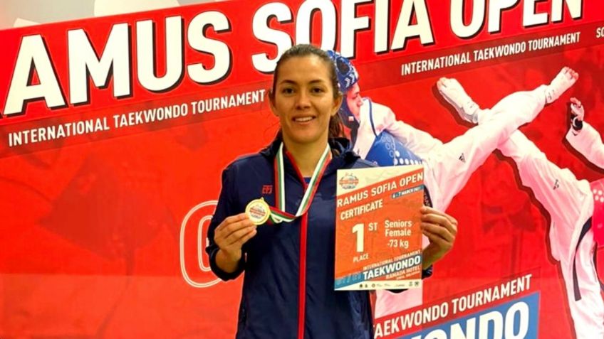 María del Rosario Espinoza ganó medalla de oro en el Abierto de Sofía, Bulgaria