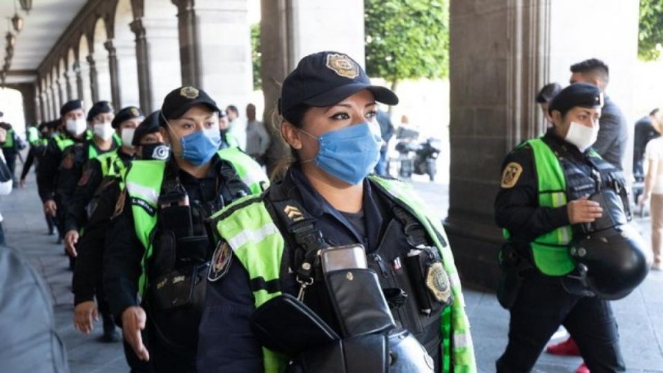 Se detalló que más de mil 700 mujeres policías estarán a lo largo de las marchas. Foto: Especial