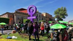 VIDEO: Así colocaron el monumento 'Ni una más' en Morelia