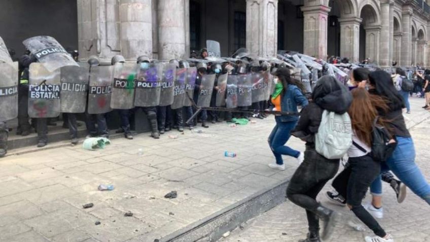 8M2021: mujeres mexiquenses toman las calles en Toluca para exigir justicia