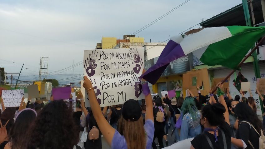 8M: Mujeres toman las calles de Chiapas para exigir un alto a la violencia