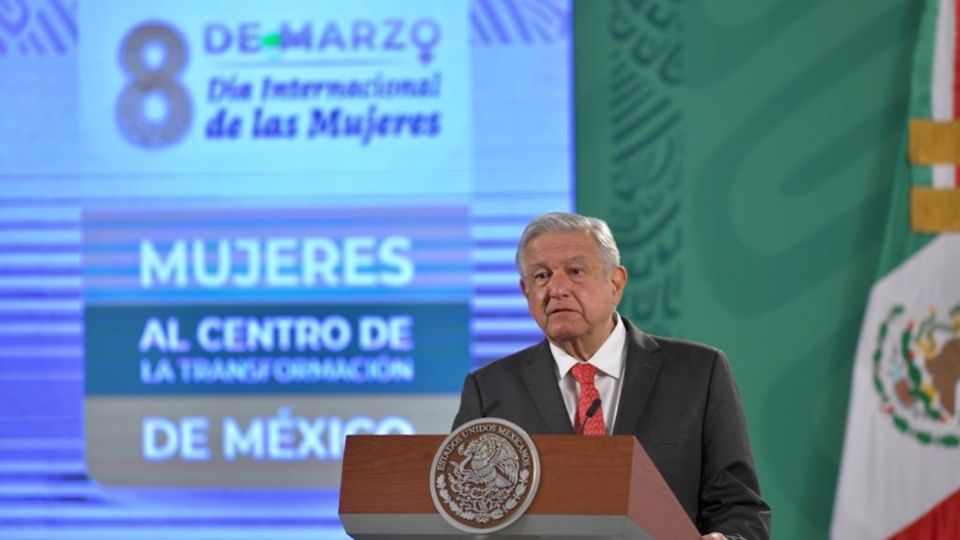 El presidente López Obrador desde La Mañanera. Foto: Guillermo O’Gam