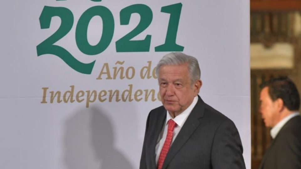 El presidente López Obrador desde la conferencia matutina. Foto: Guillermo O'Gam