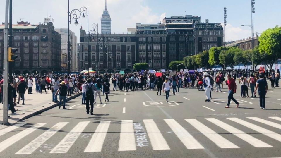 Marcha de mujeres. Foto: Jorge Almaquio