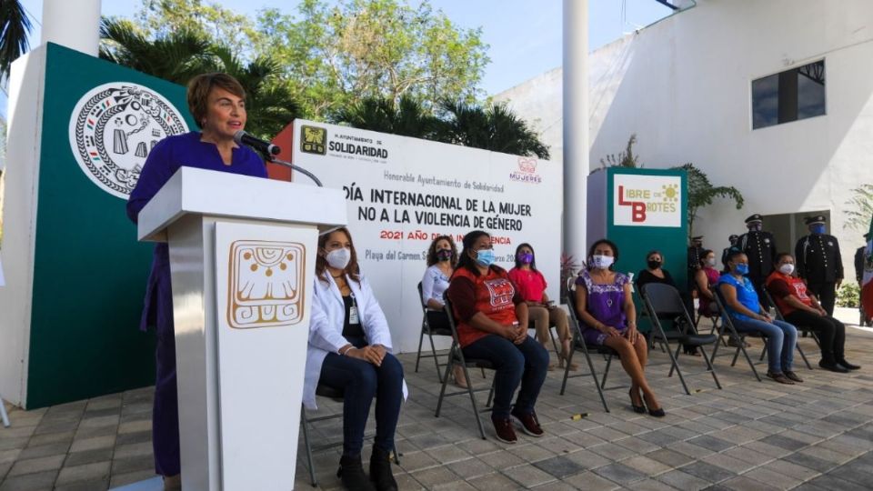 La líder local aseguró que se trabaja a favor de las mujeres