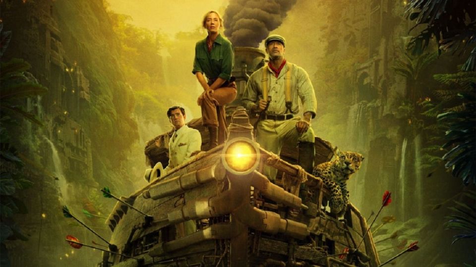 Jungle Cruise, la película que Disney estrenará en México el 30 de julio, está protagonizada por Dwayne Johnson y Emily Blunt. Foto: Disney