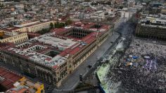 Ante concentración el Zócalo, ponen vallas para cubrir Palacio Nacional