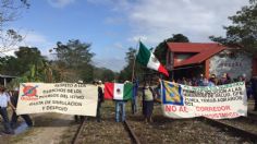 Bloquean las vías del ferrocarril en la zona norte del Istmo