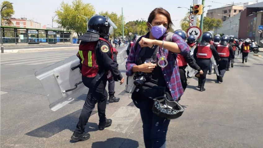 GUERRERO: Marchan mujeres periodistas tras agresión a cuatro compañeras en CDMX