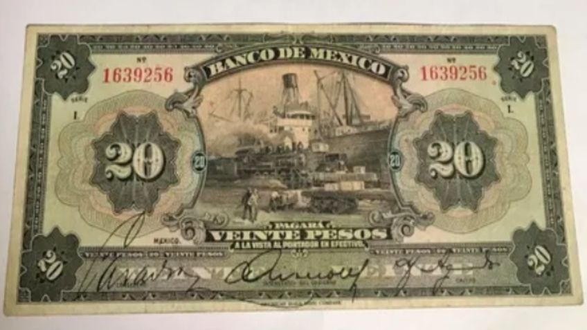 Este es el BILLETE de 20 pesos que se vende en más de 9 mil 700 pesos, por ESTA RAZÓN