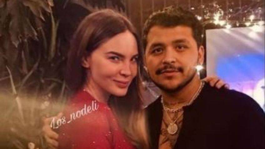 ¡Flojito y cooperando! Belinda se COME a BESOS a Christian Nodal; así fue el amoroso ENCUENTRO: VIDEO