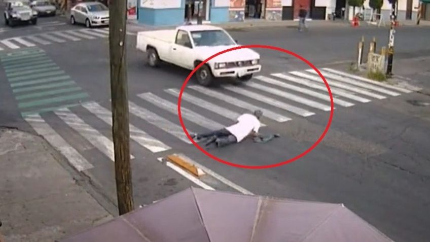 VIDEO: Personas tropiezan en calles de Puebla; ¿dónde se ubica la accidentada ciclovía?