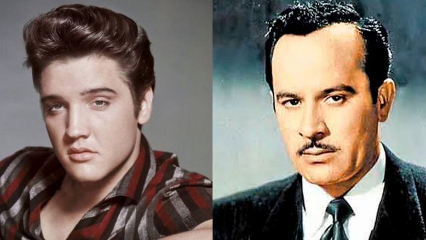 ¿Elvis Presley era FAN de Pedro Infante? Este encuentro en Los Ángeles lo confirmaría