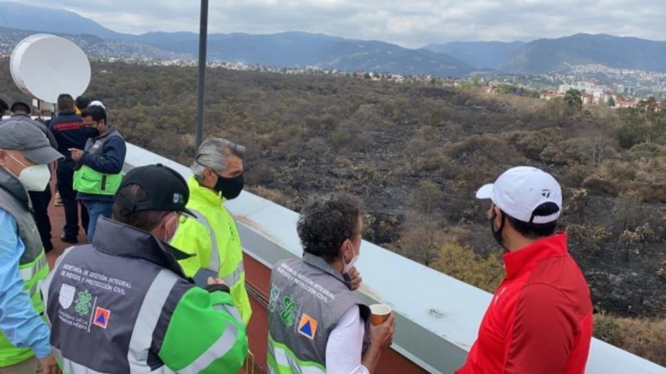 El incendio está liquidado en un 90 por ciento. Foto: SGIRPC