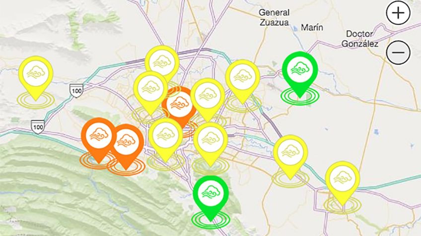 Prevalece calidad de aire regular en Monterrey, 11 de abril