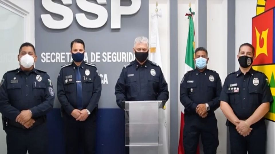 Policía municipal de Tulum a cursos ante incremento de violencia en el Estado. Foto: Especial