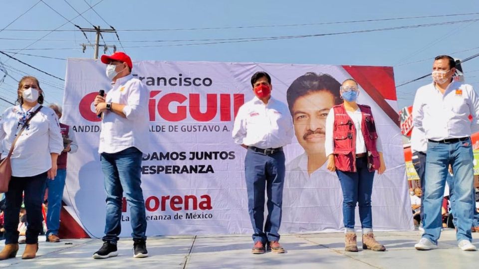 Francisco Chíguil, candidato de Morena en Gustavo A Madero, busca un segundo periodo al frente de la alcaldía. Foto: Especial