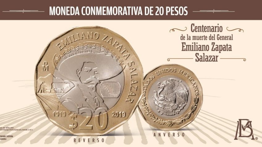 Banxico pone en circulación nueva moneda de 20 pesos