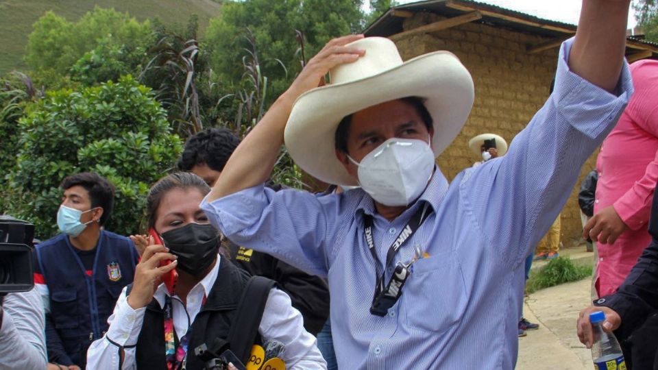 Castillo, profesor sindicalista de 51 años, nació en la provincia de Chota. Foto: AFP