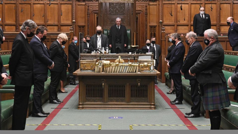 El Parlamento dio un minuto de silencio. Foto: AFP