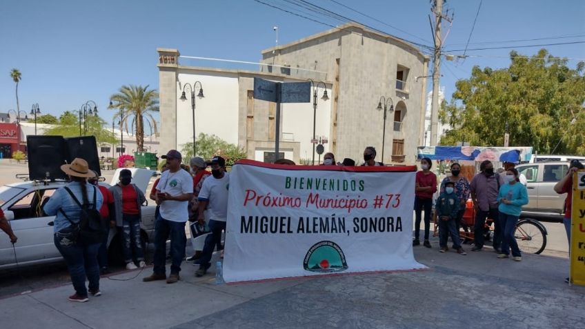 Poblado de Miguel Alemán en Sonora piden convertirse en municipio independiente