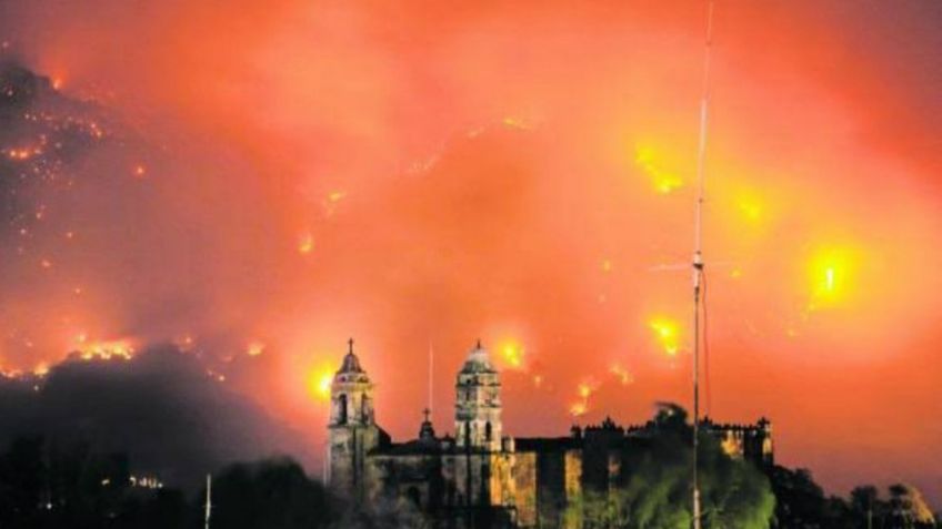 Incendio en Tepoztlán se encuentra 50 por ciento de control; informan autoridades | VIDEO