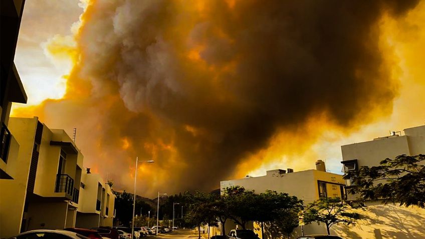 VIDEO | Incendio en Bosque de la Primavera: Trasladan vía aérea a seis brigadistas para que reciban atención médica