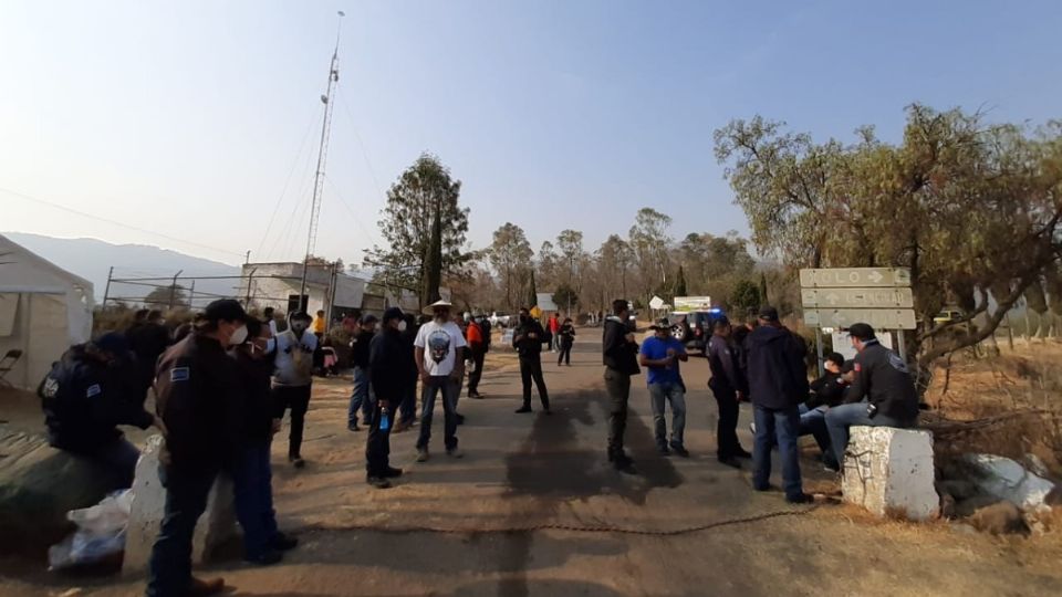 La dependencia municipal detalló que en la zona afectada aún hay fumarolas Foto: Especial