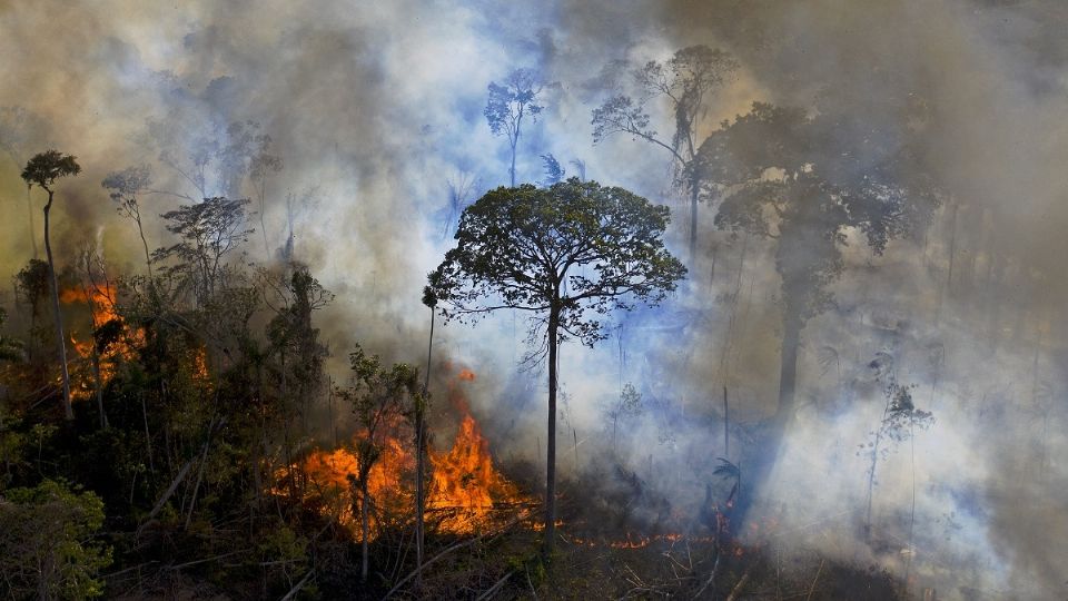 BRASIL. Los incendios en 2020 dañaron mucho la Amazonía, en el sur de Novo Progresso. Foto: AFP