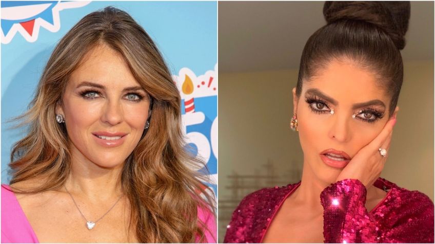 Elizabeth Hurley compite con Ana Bárbara como la reina del look de playa con hermosos bikinis