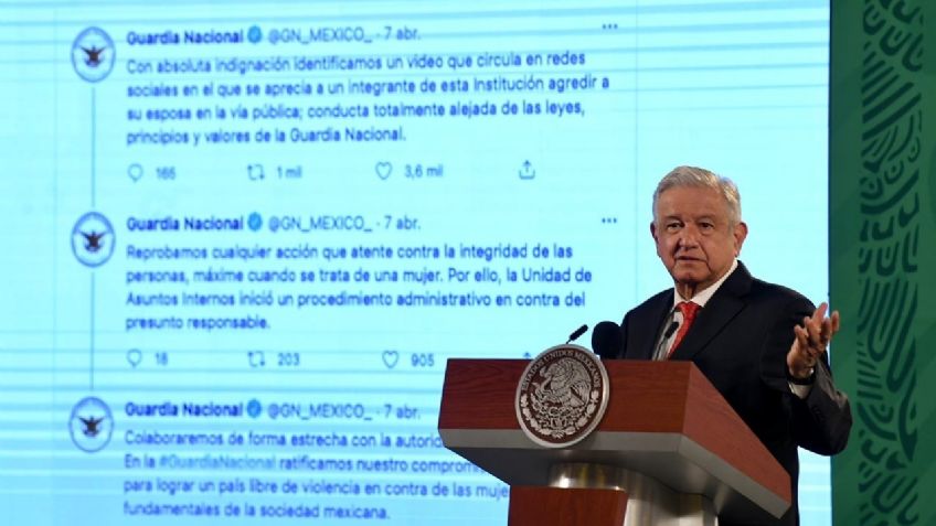 AMLO asegura que nadie que golpeé a una mujer podrá trabajar en el gobierno