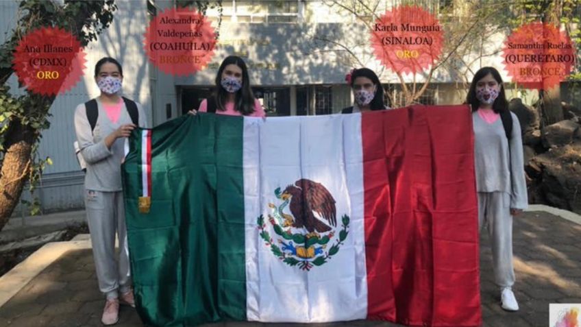 Mexicanas obtienen Oro en Olimpiada Europea de Matemáticas