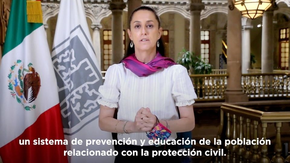 La jefa de Gobierno, Claudia Sheinbaum, destacó la resiliencia de la Ciudad de México ante eventos catastróficos y la emergencia sanitaria por Covid-19. Foto: Captura de pantalla