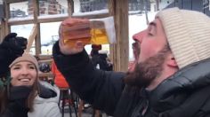 VIDEO VIRAL: ¿Qué pasa si tomas CERVEZA CONGELADA?, el final es inesperado