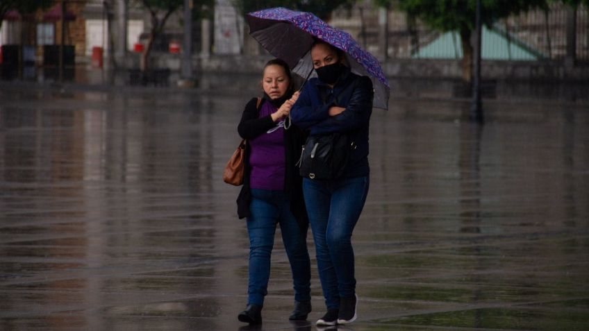 Clima en México: Lluvias en gran parte del país; CDMX con mínima de 13 y máxima de 30 grados