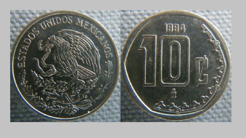 ¿Tienes esta moneda de 10 centavos? La puedes vender en Internet hasta en 5 MIL pesos, por este detalle