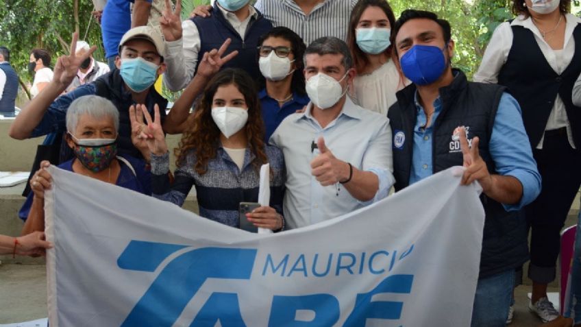 RUTA 2021: Mauricio Tabe convivió con simpatizantes en el parque Diana