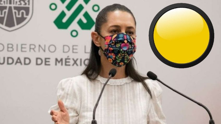 CDMX está a medio punto del semáforo amarillo, asegura Claudia Sheinbaum