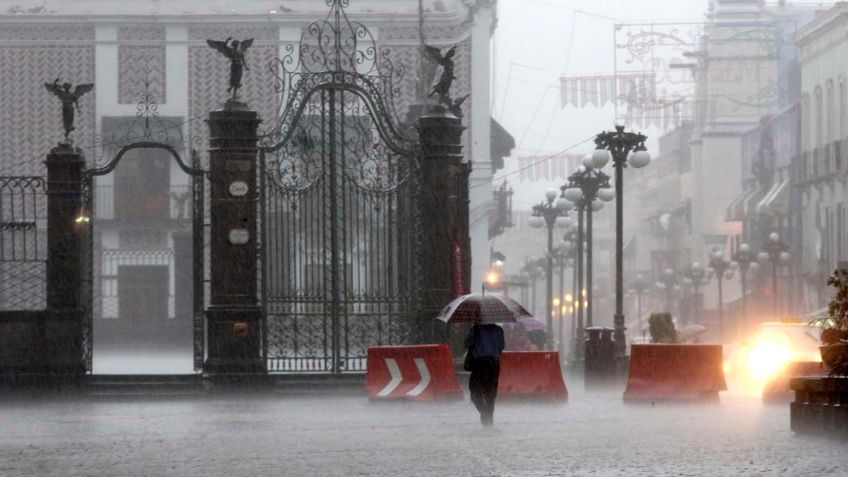 Clima Puebla: ¡Saca el paraguas! Se prevén intensas lluvias acompañadas de granizo este sábado 17 de abril 2021